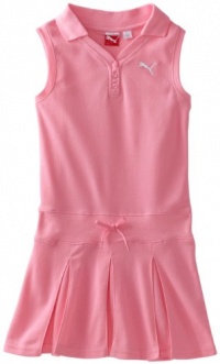 PUMA Girl's 2-6x Sleeveless Core Dress, Pink, 4