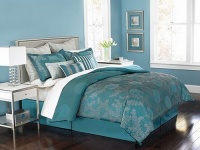 Martha Stewart Moonlit Tide Queen 9 Piece Comforter Bed In A Bag Set Martha Stewart Moonlit Tide Queen 9 Piece Comforter Bed In A Bag Set