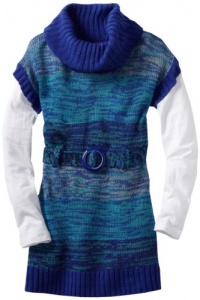 Energie Girls 7-16 Monique Cowl Neck Sweater, Indigo Combo, X-Large Energie Girls 7-16 Monique Cowl Neck Sweater, Indigo Combo, X-Large