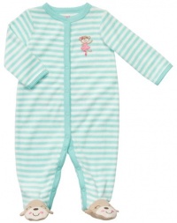 Carter's Pretty Pirouette Terry Coverall (Sizes 0M - 9M) - turquoise, 6 months Carter's Pretty Pirouette Terry Coverall (Sizes 0M - 9M) - turquoise, 6 months