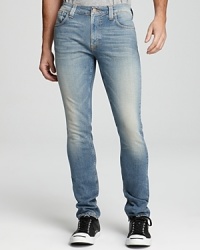 Another essential for your collection, Nudie Jeans Co's well-crafted Tape Ted Slim fit Jean, rendered in a treated green wash for Spring. Another essential for your collection, Nudie Jeans Co's well-crafted Tape Ted Slim fit Jean, rendered in a treated green wash for Spring.