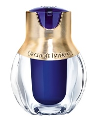 Orchidée Impériale Fluide delivers the anti-aging powers of Guerlain's patented Imperial Orchid Molecular Extract ingredient, which is able to turn back cellular time. The silky formula allows for perfect absorption, leaving skin feeling smooth, firm and supple. After only two weeks, wrinkles are smoothed, skin wins back its youth and recovers strength and density. Now with +54% more effectiveness against all signs of aging, the light and fresh texture provides ultimate comfort for the skin, even in the most humid environments.