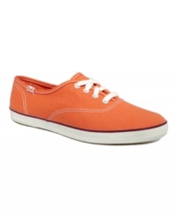 Preppy Ked's Champion solid CVO sneakers provide pops of color that peek out from under your pants cuff! Fashion that's definitely fun. Preppy Ked's Champion solid CVO sneakers provide pops of color that peek out from under your pants cuff! Fashion that's definitely fun.