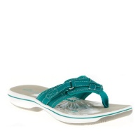 Clarks Women's Breeze Sea Sandal,Teal,8 B US Clarks Women's Breeze Sea Sandal,Teal,8 B US