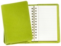 Graphic Image Wire-O-Notebook, Goatskin Leather, 4-Inches, Lime (JS4MRBLGTILIM) Graphic Image Wire-O-Notebook, Goatskin Leather, 4-Inches, Lime (JS4MRBLGTILIM)
