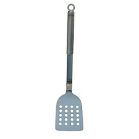 The wide slightly rounded blade allows meat, fish, pancakes or roast potatoes to be lifted and turned over with ease. The perforations allow efficient drainage of fats and liquids. The wide slightly rounded blade allows meat, fish, pancakes or roast potatoes to be lifted and turned over with ease. The perforations allow efficient drainage of fats and liquids.