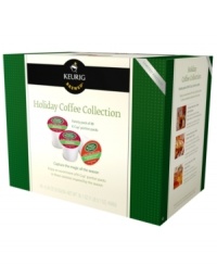 Make the holidays even brighter with all the tantalizing tastes and smells that are hallmarks of the season. Fill your cup with spicy eggnog, gingerbread and golden french toast and Keurig's specialty holiday blend for an instant holiday feel that spreads warmth and good tidings throughout your entire home. Make the holidays even brighter with all the tantalizing tastes and smells that are hallmarks of the season. Fill your cup with spicy eggnog, gingerbread and golden french toast and Keurig's specialty holiday blend for an instant holiday feel that spreads warmth and good tidings throughout your entire home.