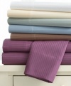 Charter Club Tonal Stripe King 400 Thread Count Pillowcases Horizon Purple