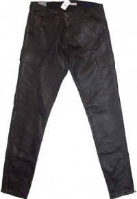 J Brand Houlihan Low Rise Skinny Cargo Jeans Wax Black 30 J Brand Houlihan Low Rise Skinny Cargo Jeans Wax Black 30