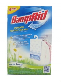 DampRid Hanging Moisture Absorber Fresh Scent - 4 Pack DampRid Hanging Moisture Absorber Fresh Scent - 4 Pack