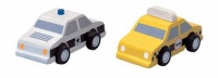 PlanToys Plan City Taxi and Police Car Vehicle PlanToys Plan City Taxi and Police Car Vehicle