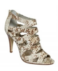 That's a wrap! The Kaylyne sandals by Alfani keep things interesting with a vamp of criss-crossing straps and a zipper closure up the back. That's a wrap! The Kaylyne sandals by Alfani keep things interesting with a vamp of criss-crossing straps and a zipper closure up the back.