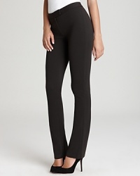 Smart and sophisticated, these Elie Tahari pants add sleek polish to your 9-to-5 uniform. Style with heels for a striking silhouette. Smart and sophisticated, these Elie Tahari pants add sleek polish to your 9-to-5 uniform. Style with heels for a striking silhouette.