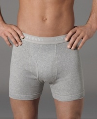 Plain and simple. In a soft rib knit, these Alfani boxer briefs are the ones you'll want to stock up on. Plain and simple. In a soft rib knit, these Alfani boxer briefs are the ones you'll want to stock up on.