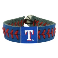 MLB Texas Rangers Team Color Baseball Bracelet MLB Texas Rangers Team Color Baseball Bracelet