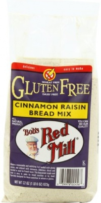 Bob's Red Mill Gluten-Free Cinnamon Raisin Bread Mix, 22-Ounce Units (Pack of 4) Bob's Red Mill Gluten-Free Cinnamon Raisin Bread Mix, 22-Ounce Units (Pack of 4)