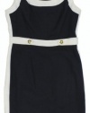 Lauren Ralph Lauren Women's Colorblock Linen Sheath Dress