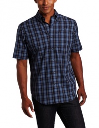 Nautica Men's Short Sleeve Saturated Tartan Plaid Shirt Nautica Men's Short Sleeve Saturated Tartan Plaid Shirt