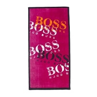 Give this fun logo design by HUGO BOSS your stamp of approval - it's a bold towel that's ready for the beachfront or the poolside. Give this fun logo design by HUGO BOSS your stamp of approval - it's a bold towel that's ready for the beachfront or the poolside.