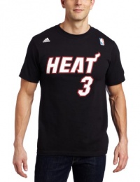 NBA Miami Heat Dwyane Wade #3 Name & Number T-Shirt NBA Miami Heat Dwyane Wade #3 Name & Number T-Shirt