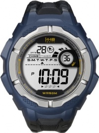 Timex Men's T5K593 1440 Sports Digital Full-Size Blue/Black Resin Strap Watch Timex Men's T5K593 1440 Sports Digital Full-Size Blue/Black Resin Strap Watch