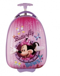 Disney By Heys Luggage Disney 18 Inch Hard Side Carry On Minnie Mouse Butterfly Bows Bag Disney By Heys Luggage Disney 18 Inch Hard Side Carry On Minnie Mouse Butterfly Bows Bag