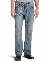 Antique Rivet Men's Anton Slim Straight Jeans, Adelphi Tinted, 42x34 Antique Rivet Men's Anton Slim Straight Jeans, Adelphi Tinted, 42x34