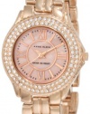 Anne Klein Women's 10/9536RMRG Swarovski Crystal Accented Rose-Gold Tone Bracelet Watch