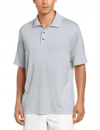 Adidas Golf Men's Climacool Diagonal Textured Solid Polo Shirt Adidas Golf Men's Climacool Diagonal Textured Solid Polo Shirt