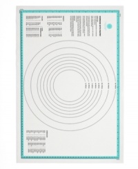 Make some dough-quit the guessing game & get precision in the kitchen with this non-slip pastry mat. With easy-to-read measurement markings, this mat makes it easy to create perfect pastries. Make some dough-quit the guessing game & get precision in the kitchen with this non-slip pastry mat. With easy-to-read measurement markings, this mat makes it easy to create perfect pastries.