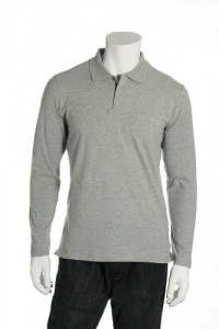 Alfani Grey Long Sleeve Casual Polo Alfani Grey Long Sleeve Casual Polo