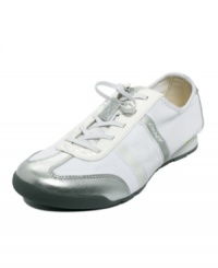 The DKNY Foundation Sneakers are a great start for any casual look with their athletic-inspired styling, cool mesh upper and comfy sole. The DKNY Foundation Sneakers are a great start for any casual look with their athletic-inspired styling, cool mesh upper and comfy sole.