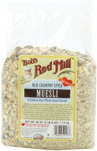 Bob's Red Mill Old Country Style Muesli, 40-Ounce Bags (Pack of 4) Bob's Red Mill Old Country Style Muesli, 40-Ounce Bags (Pack of 4)