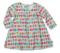 Zutano Baby-Girls Newborn Owls Princess Dress, Aqua, New Born/Preemie Zutano Baby-Girls Newborn Owls Princess Dress, Aqua, New Born/Preemie