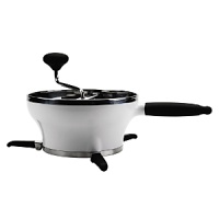 The OXO International Food Mill has a stainless steel inner bowl that is ideal for hot foods and will not stain. Includes 3 stainless steel grinding discs for fine, medium and coarse textures. Use the fine disc for homemade jellies, creamy sauces and baby food, the medium disc for applesauce and vegetable soups, and the coarse disc for mashed potatoes and chunkier sauces. The Food Mill has a unique release button that makes it easy to exchange discs and disassemble for storage. Three non-slip legs hold the Food Mill securely over bowls and pots up to 11 inches in diameter, keeping it out of your food. The legs also fold for easy storage. The soft, non-slip handle and knob ensure comfort when gripping the Food Mill and turning the blade. All parts are dishwasher-safe. The OXO International Food Mill has a stainless steel inner bowl that is ideal for hot foods and will not stain. Includes 3 stainless steel grinding discs for fine, medium and coarse textures. Use the fine disc for homemade jellies, creamy sauces and baby food, the medium disc for applesauce and vegetable soups, and the coarse disc for mashed potatoes and chunkier sauces. The Food Mill has a unique release button that makes it easy to exchange discs and disassemble for storage. Three non-slip legs hold the Food Mill securely over bowls and pots up to 11 inches in diameter, keeping it out of your food. The legs also fold for easy storage. The soft, non-slip handle and knob ensure comfort when gripping the Food Mill and turning the blade. All parts are dishwasher-safe.
