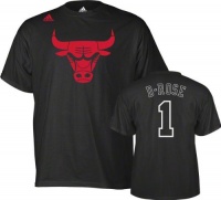NBA Chicago Bulls Derrick Rose Black Nickname T-Shirt NBA Chicago Bulls Derrick Rose Black Nickname T-Shirt