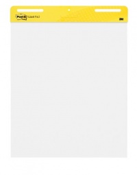 Post-it Easel Pad, 25 x 30-Inches, White, 30-Sheets/Pad, 4-Pads/Pack