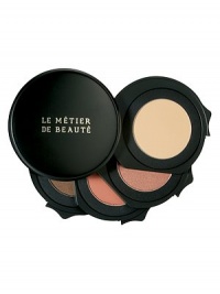 Le Métier de Beauté introduces the Kaleidoscope Face Collection, featuring four exquisite formulas for creating a flawless complexion anywhere, anytime. It's the perfect way to create the ideal makeup canvas in a portable, compact kit. The chrome four-in-one stacked kit features top of the line formulations in universal shades:Classic Flawless Face Finish Translucent Compact Powder: a lightweight powder that provides a perfectly radiant, soft matte finish. Le Métier de Beauté introduces the Kaleidoscope Face Collection, featuring four exquisite formulas for creating a flawless complexion anywhere, anytime. It's the perfect way to create the ideal makeup canvas in a portable, compact kit. The chrome four-in-one stacked kit features top of the line formulations in universal shades:Classic Flawless Face Finish Translucent Compact Powder: a lightweight powder that provides a perfectly radiant, soft matte finish.