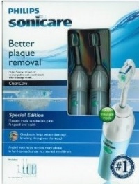 Philips Sonicare Essence Premium Edition 2 Sets - Rechargeable Sonic Toothbrush (2 Handles with Quadpacer, 2 Charger Bases, 3 Standard Brush Heads) Philips Sonicare Essence Premium Edition 2 Sets - Rechargeable Sonic Toothbrush (2 Handles with Quadpacer, 2 Charger Bases, 3 Standard Brush Heads)