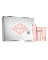 Add the essence of Romance to the holidays with this elegant four-piece collection. Set includes: - 3.4 oz. Eau de Parfum Spray- 2.5 oz. Sensuous Body Lotion- 2.5 oz. Sensuous Bath & Shower Gel- 4.2 oz. Body Mist Add the essence of Romance to the holidays with this elegant four-piece collection. Set includes: - 3.4 oz. Eau de Parfum Spray- 2.5 oz. Sensuous Body Lotion- 2.5 oz. Sensuous Bath & Shower Gel- 4.2 oz. Body Mist