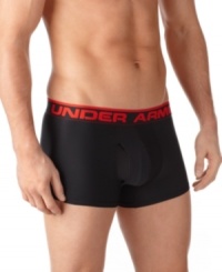 Shorten your style without sacrificing performance with these boxer briefs from Under Armour®. Shorten your style without sacrificing performance with these boxer briefs from Under Armour®.