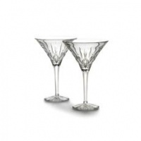 Waterford Lismore Tall Martini Pair Waterford Lismore Tall Martini Pair