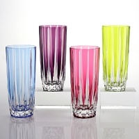 A glamorous collection of barware from William Yeoward in exciting shapes and vibrant amethyst brings uncommon elegance to your events. With striking vertical cuts, each piece sings a contemporary tune that is deeply indebted to classic crystal design. A glamorous collection of barware from William Yeoward in exciting shapes and vibrant amethyst brings uncommon elegance to your events. With striking vertical cuts, each piece sings a contemporary tune that is deeply indebted to classic crystal design.