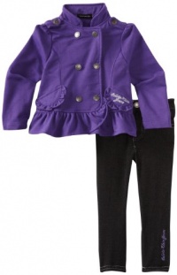 Calvin Klein Baby-Girls Infant Jacket With Jean, Purple, 18 Months Calvin Klein Baby-Girls Infant Jacket With Jean, Purple, 18 Months