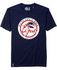 Up your game. Get a casual-wear boost and give a nod to the city that never sleeps with this graphic t-shirt from LRG. Up your game. Get a casual-wear boost and give a nod to the city that never sleeps with this graphic t-shirt from LRG.