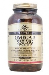 Solgar, Triple Strength Omega-3 950 mg, 100 Softgels