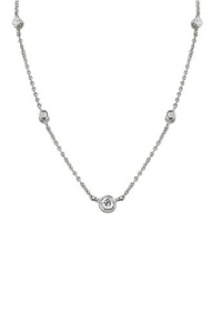 Effy Jewlery 14K White Gold 17 Diamond Necklace, .52 TCW