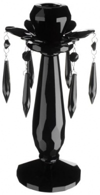Villeroy & Boch Retro Accessories 10-3/4-Inch candlestick, Black Villeroy & Boch Retro Accessories 10-3/4-Inch candlestick, Black