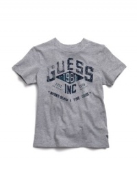 GUESS Kids Boys Little Boy GUESS Kids Boys 1981 Tee Shirt, GREY HEATHER (5/6)