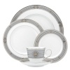 Lenox 837591 Ashcroft 5-Piece Place Setting, White